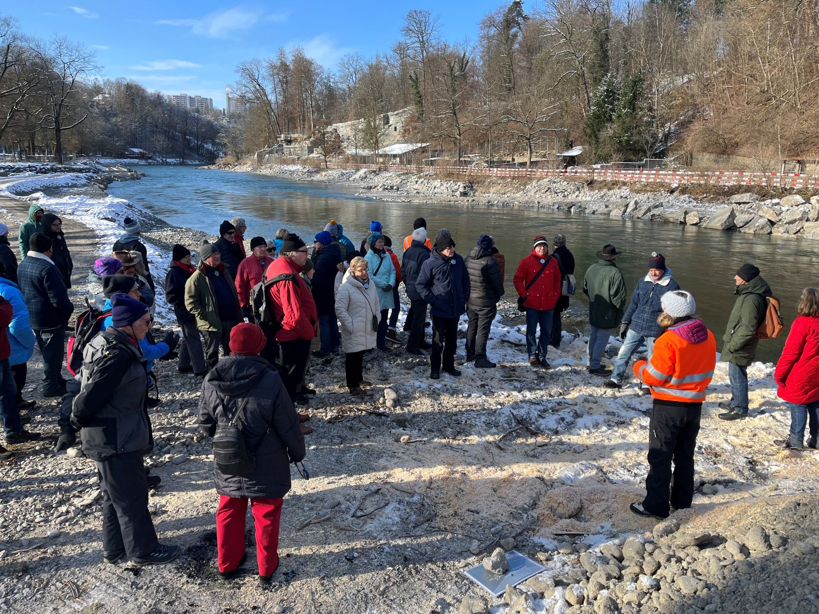 Sanierung der Uferverbauungen entlang der Aare im Bereich Eichholz-Dählhölzli.